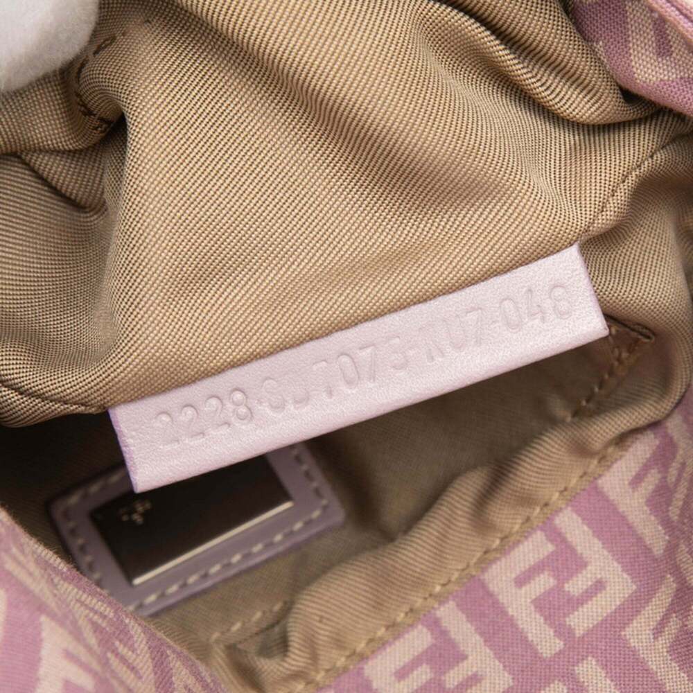 FENDI Purple Leather Shoulder Bag - Picture 8 of 8